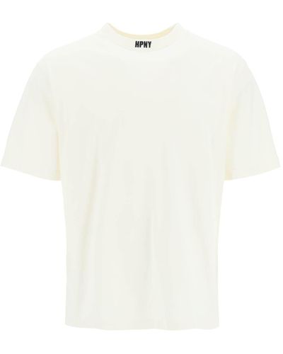 Heron Preston Hpny bestickte T -Shirt - Weiß