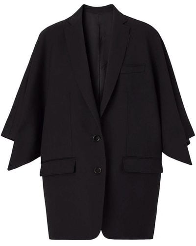 Burberry Tailored Blazer aus Wolle - Schwarz
