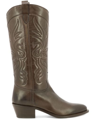 Sartore Texan Boots - Marrone