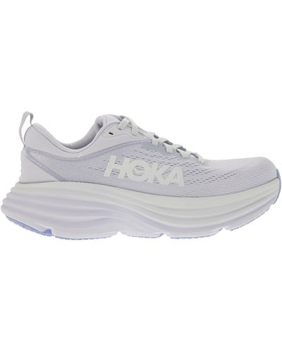 Hoka One One Bondi 8 Ultra Accorciata scarpa sportiva - Bianco
