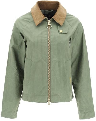 Barbour GIACCA 'CAMPBELL' CON EFFETTO VINTAGE - Verde
