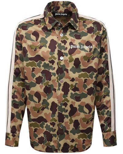 Palm Angels Palm Engelen Camouflage Sweatshirt - Groen