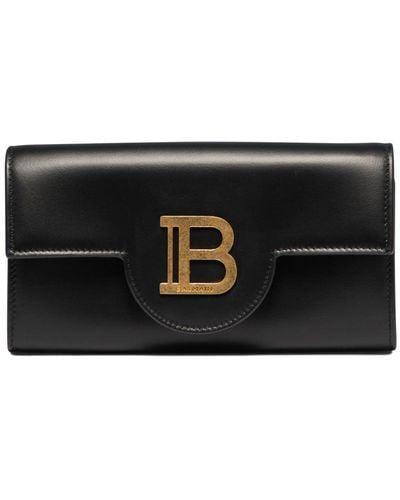 Balmain "B Buzz" Brieftasche auf der Kette - Schwarz