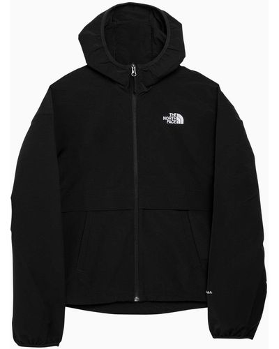 The North Face Hooded Jacket With Logo - Black