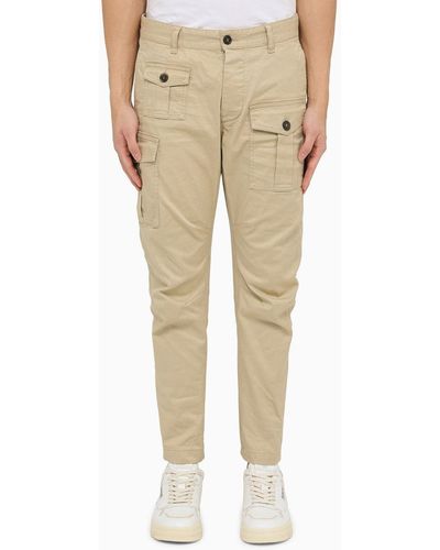 DSquared² Sexy Cargo Pants Beige - Natural