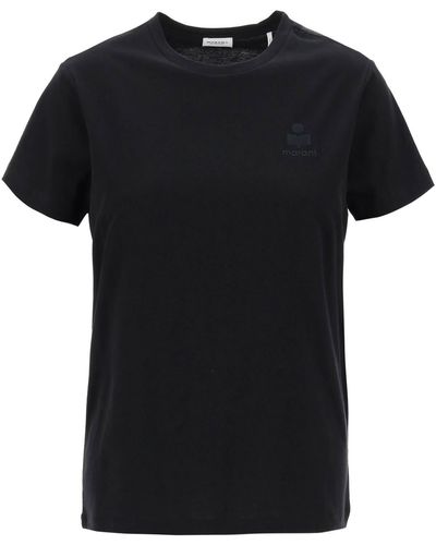 Isabel Marant Aby Regular Fit T -shirt - Zwart