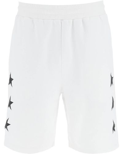 Golden Goose Diego Star Short Sweatpants - White