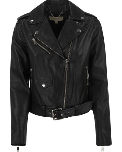 Michael Kors Jackets > leather jackets - Noir