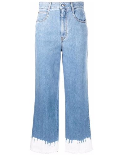 Stella McCartney Stella Mc Cartney Tie Dye Crashed Jeans - Blauw