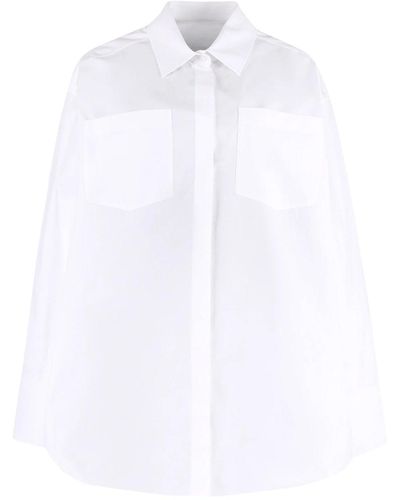 Valentino Katoenen Mini -jurk - Wit