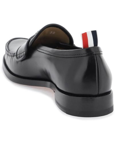 Thom Browne Loafers Pleated - Black