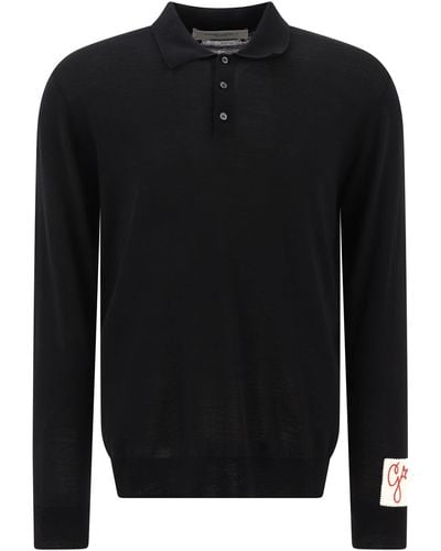 Golden Goose "Gregory" Wool Polo - Nero