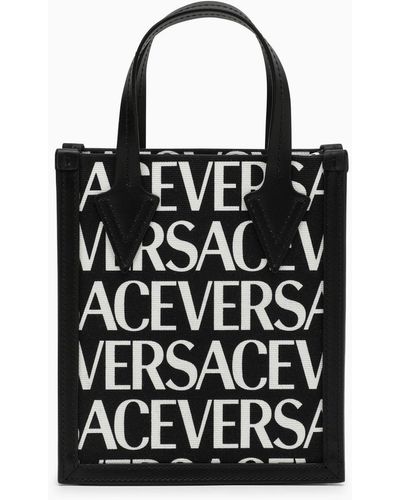 Versace Allover Cross Body Bag Tasche - Schwarz