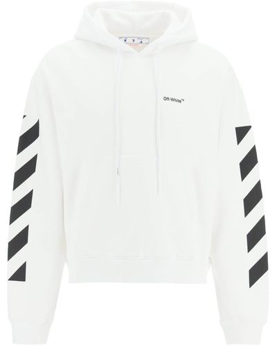 Off-White c/o Virgil Abloh Off-White OMBB0037C99FLE001 0110 Weißer Hoodie