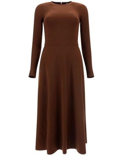 Balenciaga Midi Dress - Brown