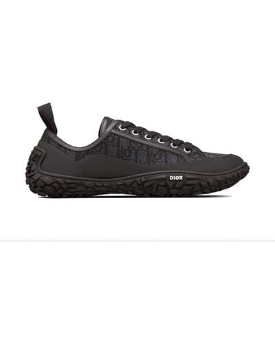 Dior Oblique Jacquard Low Top Sneakers - Negro