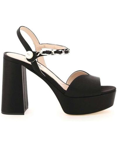 Miu Miu Sandals - Black