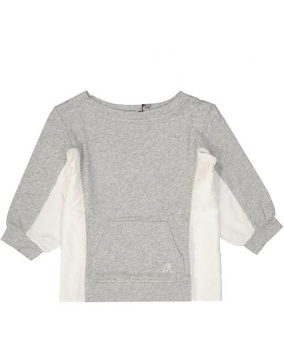 Emporio Armani Cotton Sweatshirt - Grijs