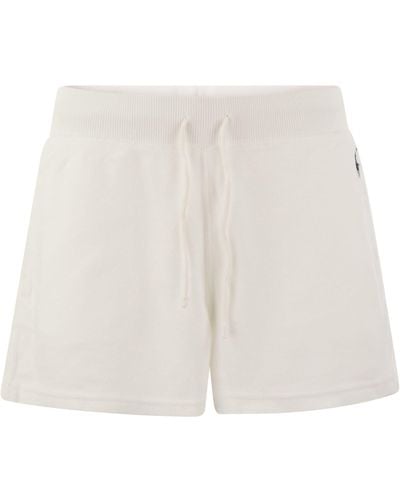 Polo Ralph Lauren Sponge Shorts con coulisse - Bianco