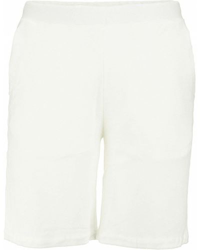 Majestic Coton majestueux et shorts modaux des Bermudes - Blanc