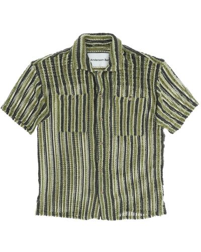 ANDERSSON BELL Chemise tricotée à manches courtes - Vert