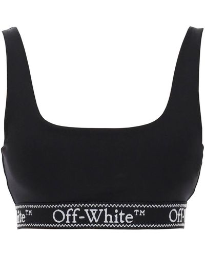 Off-White c/o Virgil Abloh Off- Bra With Logo - Black