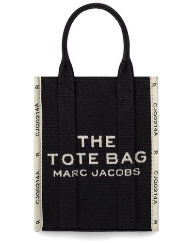 Marc Jacobs Der Jacquard Crossbody -Tasche Black Bag - Schwarz