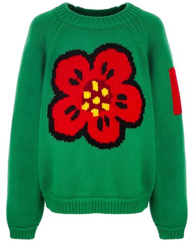 KENZO Suéter de algodón - Verde