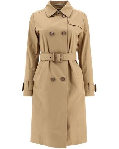 Herno Delan Double Breasted Trenchcoat - Natur