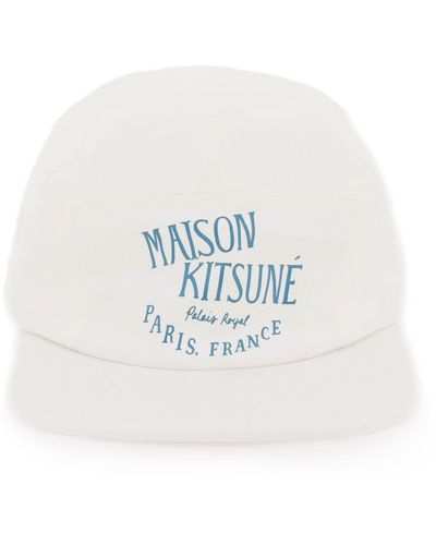 Maison Kitsuné CAP BASEALL ROYAL Palais - Blanc
