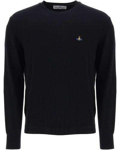 Vivienne Westwood Organic Cotton And Cashmere Sweater - Black