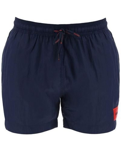 HUGO Dominica Sea Bermuda Shorts - Blau