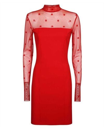 Givenchy Vestido 4G - Rojo