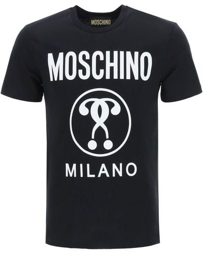 Moschino T-shirt Met Logoprint - Zwart