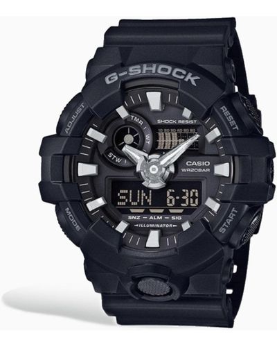 G-Shock Casio G Schock Schwarz G Schock Ga 700 Uhr Uhr - Blauw