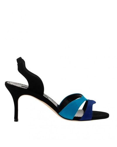 Manolo Blahnik Sandalen - Blauw