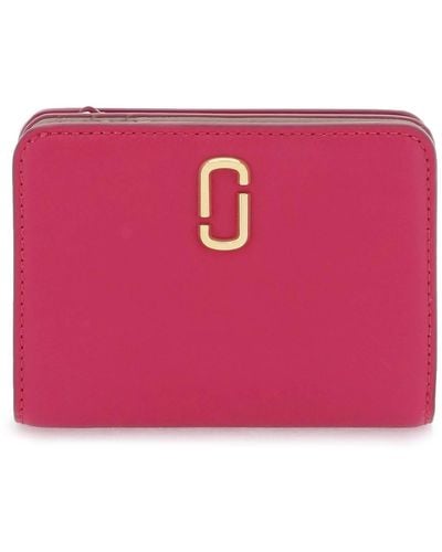 Marc Jacobs Die j marc mini kompakte Brieftasche - Pink