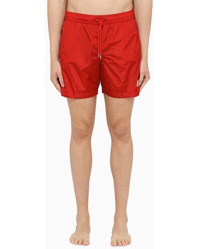 Red Moncler Beachwear for Men | Lyst
