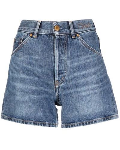 Chloé Chloé'Denim Shorts - Bleu