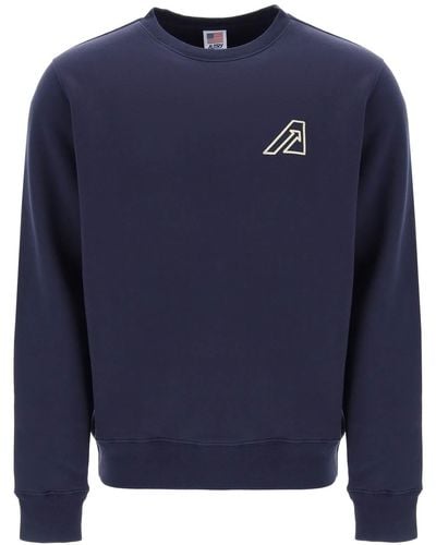Autry Icon Crewneck Sweatshirt - Bleu