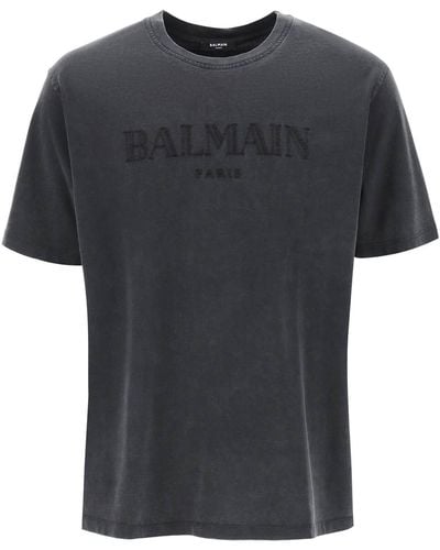 Balmain Vintage T Camiseta - Negro
