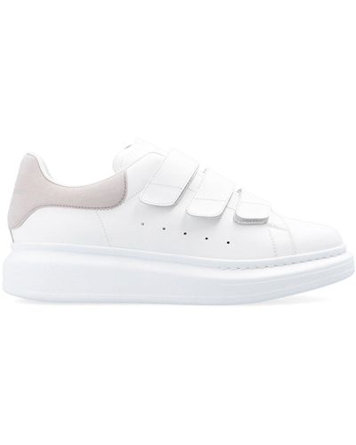 Alexander McQueen Larry Velcro Strap Sneakers - White