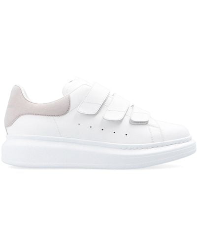 Alexander McQueen Larry Velcro Strap Sneakers - Blanco