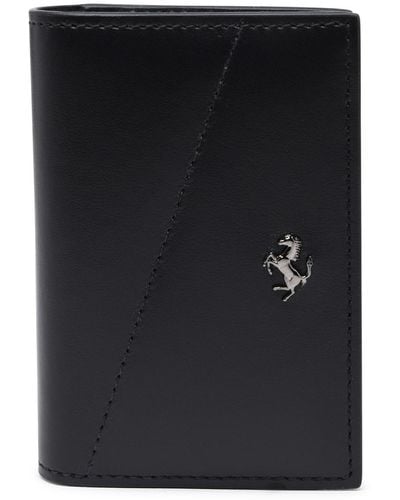 Ferrari Black Lear Wallet - Schwarz