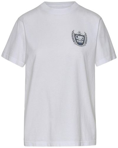 Sporty & Rich T Shirt Beverly Hills - White