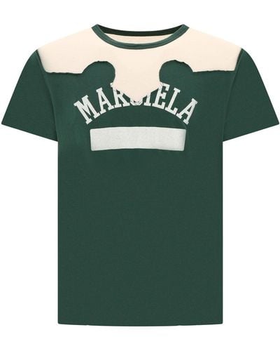 Maison Margiela Décortiqué T -shirt - Groen