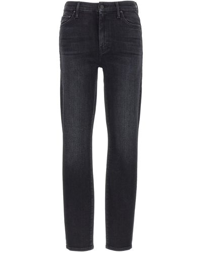 Mother Mutter 'The High Tailled Looker' Jeans - Blau