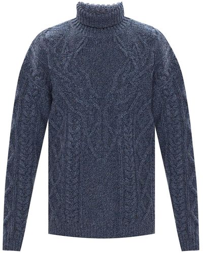 DSquared² Langärmeliger Rollkragenpullover - Blau