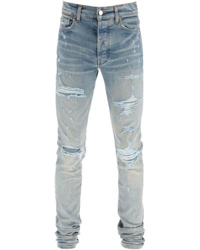 Amiri Trasher Jeans in Clay Indigo - Blau