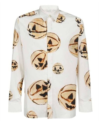Givenchy Halloween-pompoenprint Shirt - Naturel